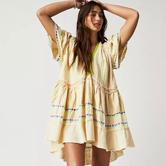 Free People Dresses & Skirts - FREE PEOPLE BELLA TUNIC MINI DRESS XS/SMALL